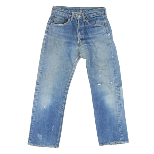 Levi's リーバイス ヴィンテージ オリジナル 501 BIGE 66前期 移行期 ボタン裏刻印無 デニム パンツ インディゴブルー系 サイズ表記無【中古】