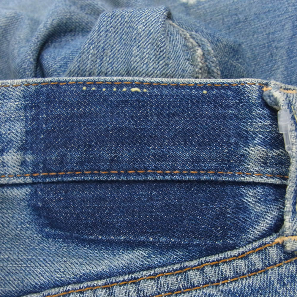 Levi's リーバイス ヴィンテージ オリジナル 501 BIGE 66前期 移行期 ボタン裏刻印無 デニム パンツ インディゴブルー系 サイズ表記無【中古】