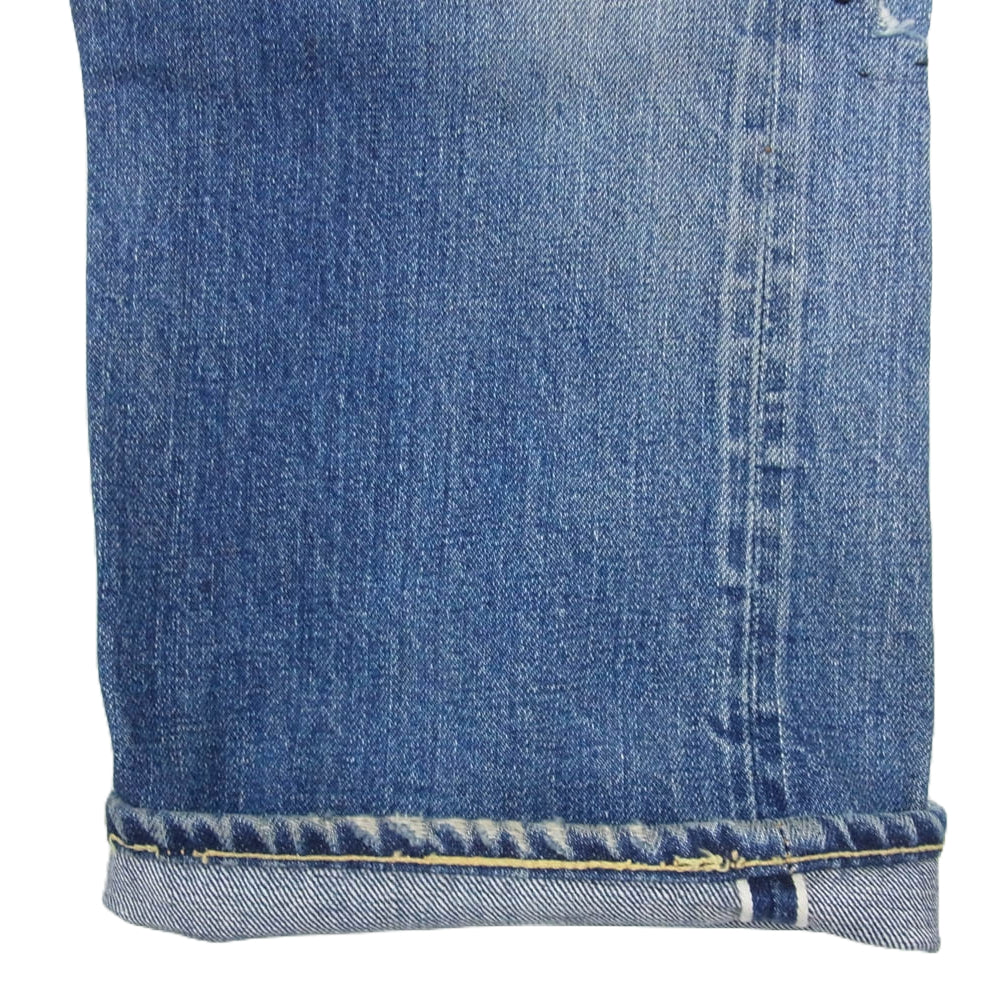 Levi's リーバイス ヴィンテージ オリジナル 501 BIGE 66前期 移行期 ボタン裏刻印無 デニム パンツ インディゴブルー系 サイズ表記無【中古】
