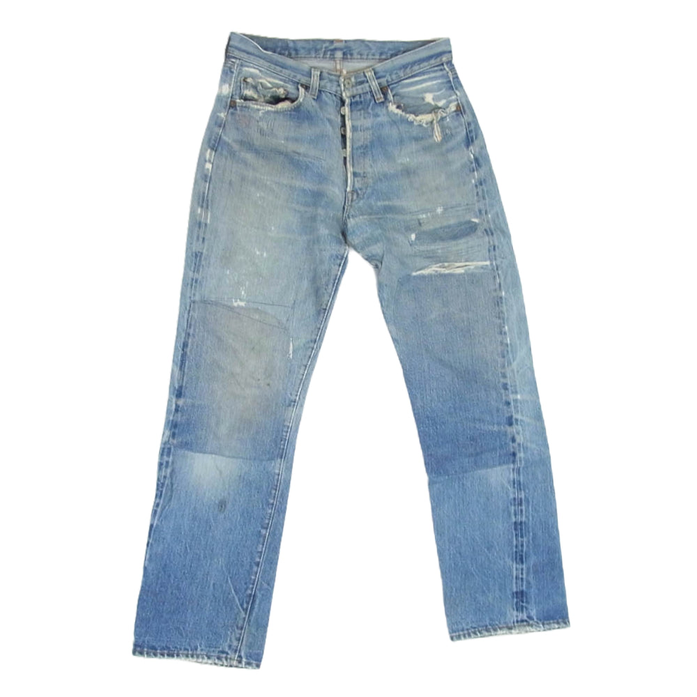 Levi's リーバイス ヴィンテージ オリジナル 70s 501 66前期 ボタン裏刻印2 スモールe デニム パンツ インディゴブルー系 W29inch程度【中古】