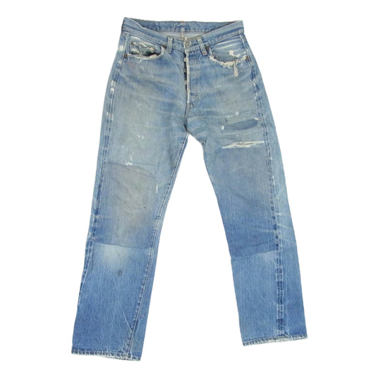 Levi's リーバイス ヴィンテージ オリジナル 70s 501 66前期 ボタン裏刻印2 スモールe デニム パンツ インディゴブルー系 W29inch程度【中古】