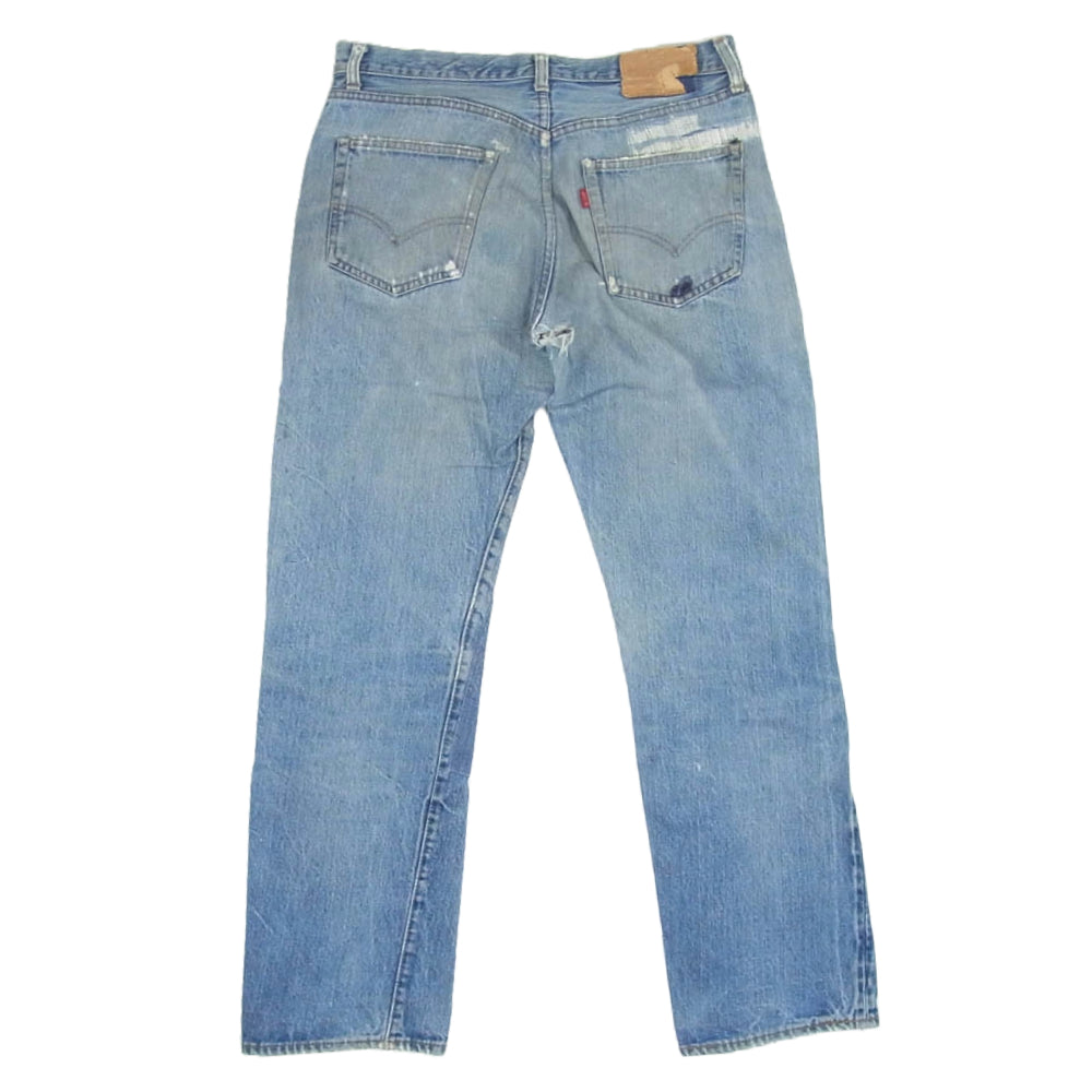 Levi's リーバイス ヴィンテージ オリジナル 70s 501 66前期 ボタン裏刻印2 スモールe デニム パンツ インディゴブルー系 W29inch程度【中古】