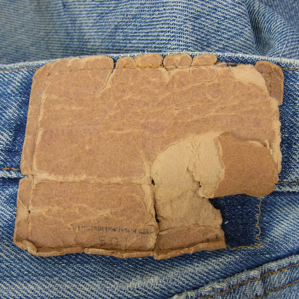 Levi's リーバイス ヴィンテージ オリジナル 70s 501 66前期 ボタン裏刻印2 スモールe デニム パンツ インディゴブルー系 W29inch程度【中古】