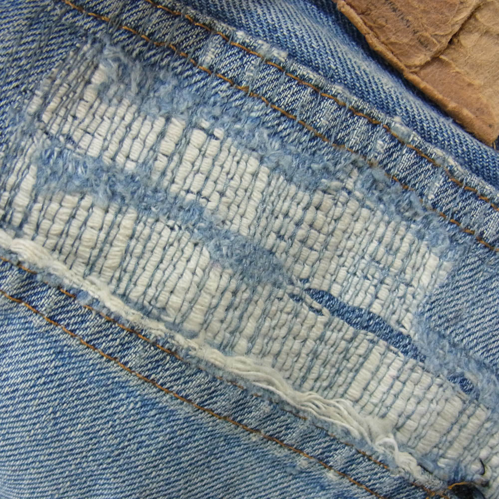 Levi's リーバイス ヴィンテージ オリジナル 70s 501 66前期 ボタン裏刻印2 スモールe デニム パンツ インディゴブルー系 W29inch程度【中古】