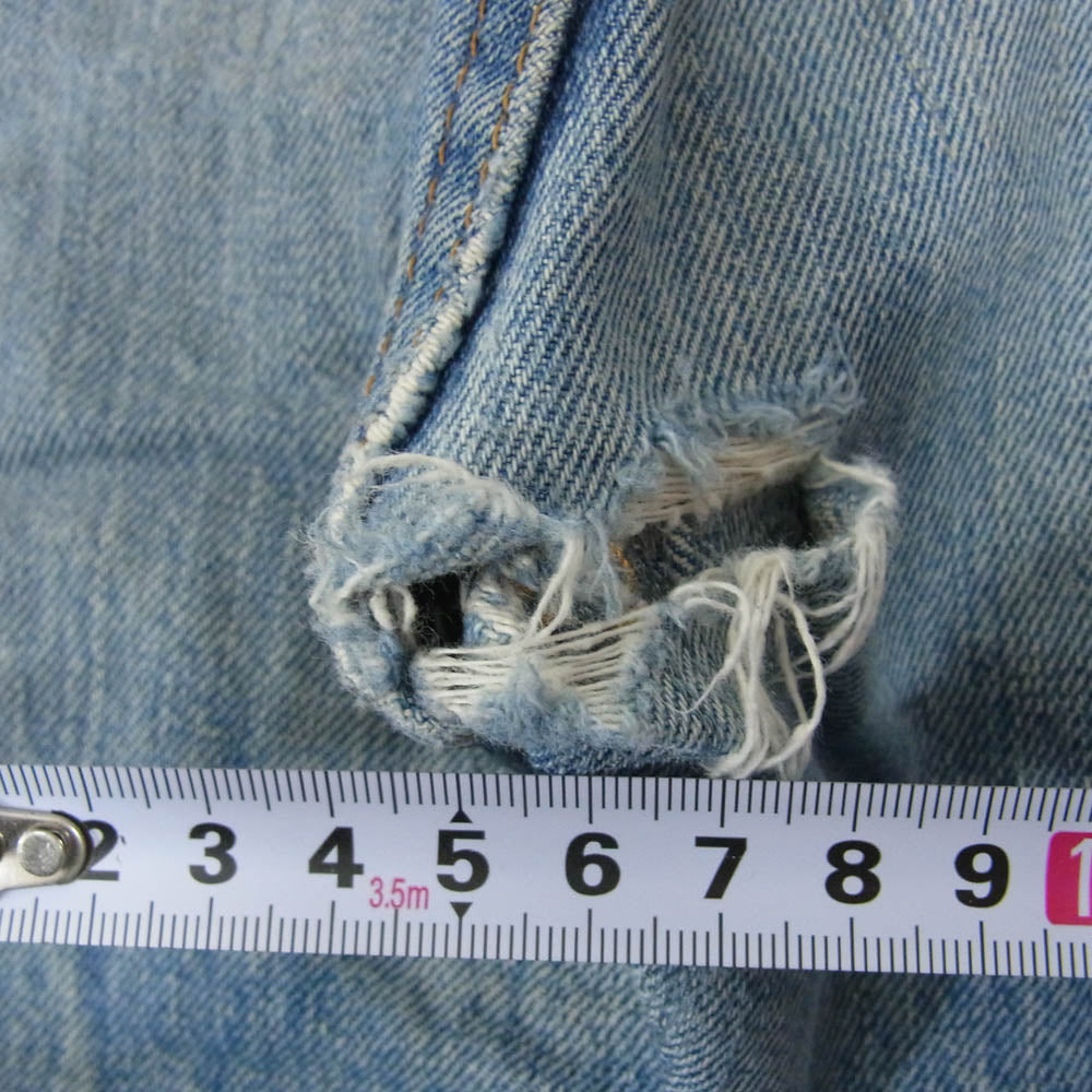 Levi's リーバイス ヴィンテージ オリジナル 70s 501 66前期 ボタン裏刻印2 スモールe デニム パンツ インディゴブルー系 W29inch程度【中古】