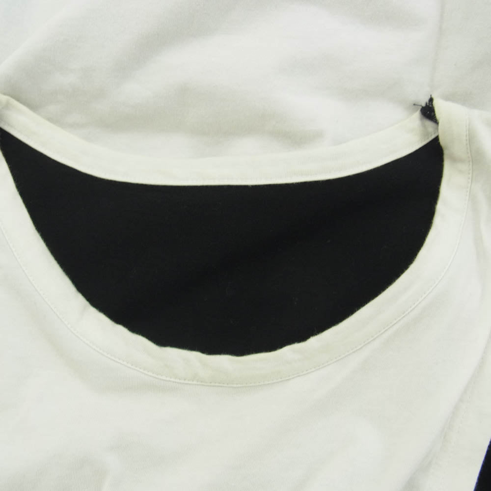 Yohji Yamamoto ヨウジヤマモト GK-T07-008 Ground Y グラウンドワイ レイヤード 長袖 カットソー ロングスリーブ Tシャツ ロンT ホワイト系 1【中古】