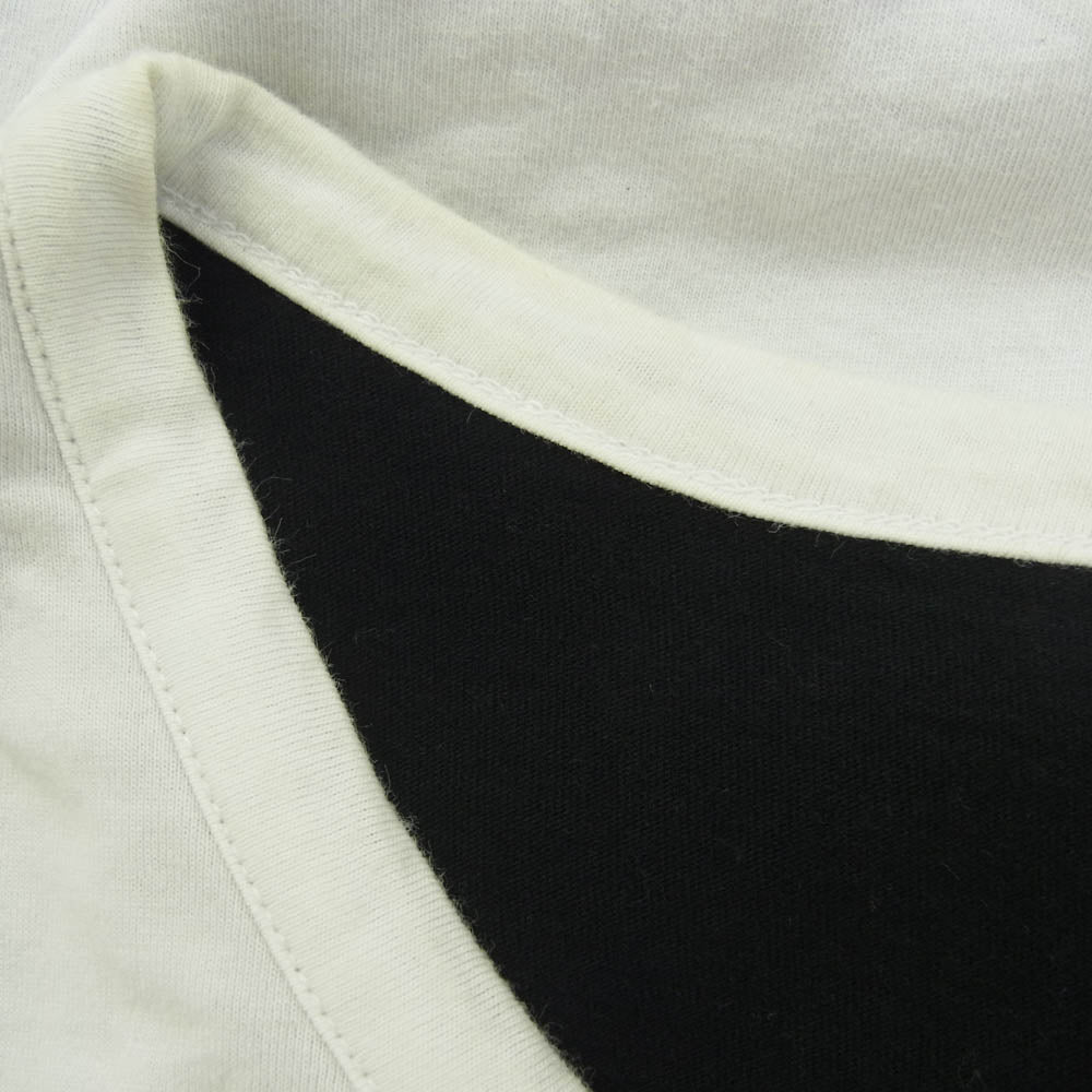 Yohji Yamamoto ヨウジヤマモト GK-T07-008 Ground Y グラウンドワイ レイヤード 長袖 カットソー ロングスリーブ Tシャツ ロンT ホワイト系 1【中古】