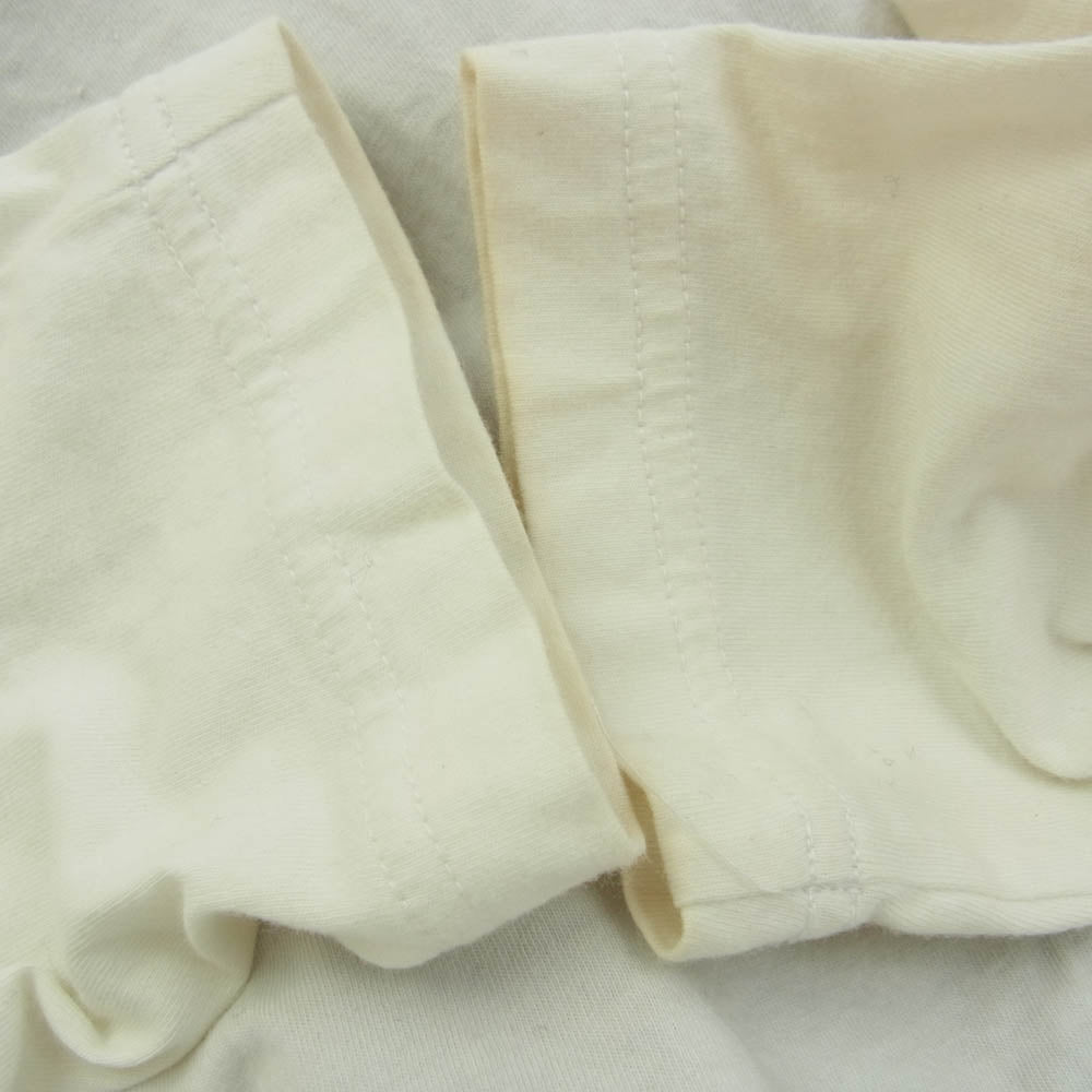 Yohji Yamamoto ヨウジヤマモト GK-T07-008 Ground Y グラウンドワイ レイヤード 長袖 カットソー ロングスリーブ Tシャツ ロンT ホワイト系 1【中古】