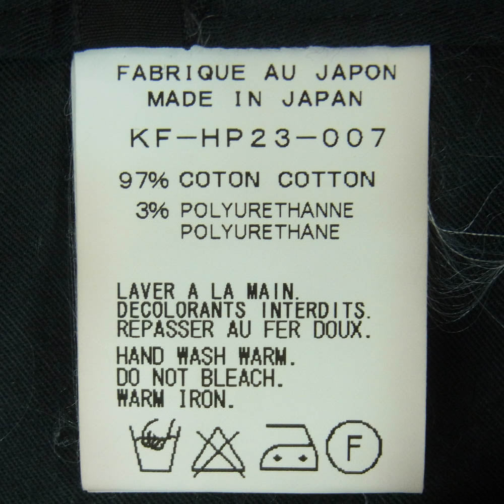 キリュウキリュウ KF-HP23-007 サルエル カーゴ パンツ コットン 日本製 ブラック系 M【中古】