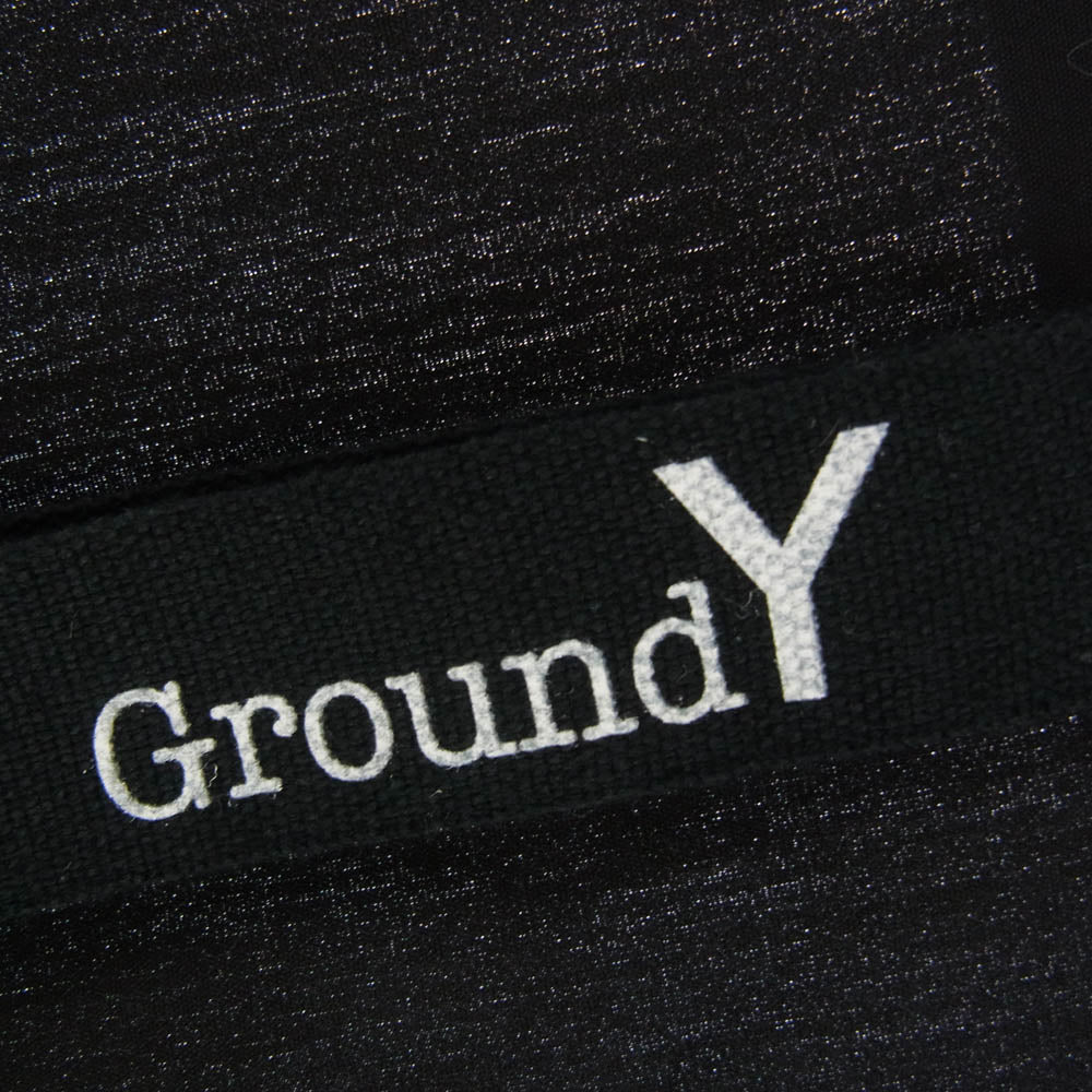 Yohji Yamamoto ヨウジヤマモト GK-B04-001 Ground Y グラウンドワイ コットン ロング シャツ ジャケット ブラック系【中古】