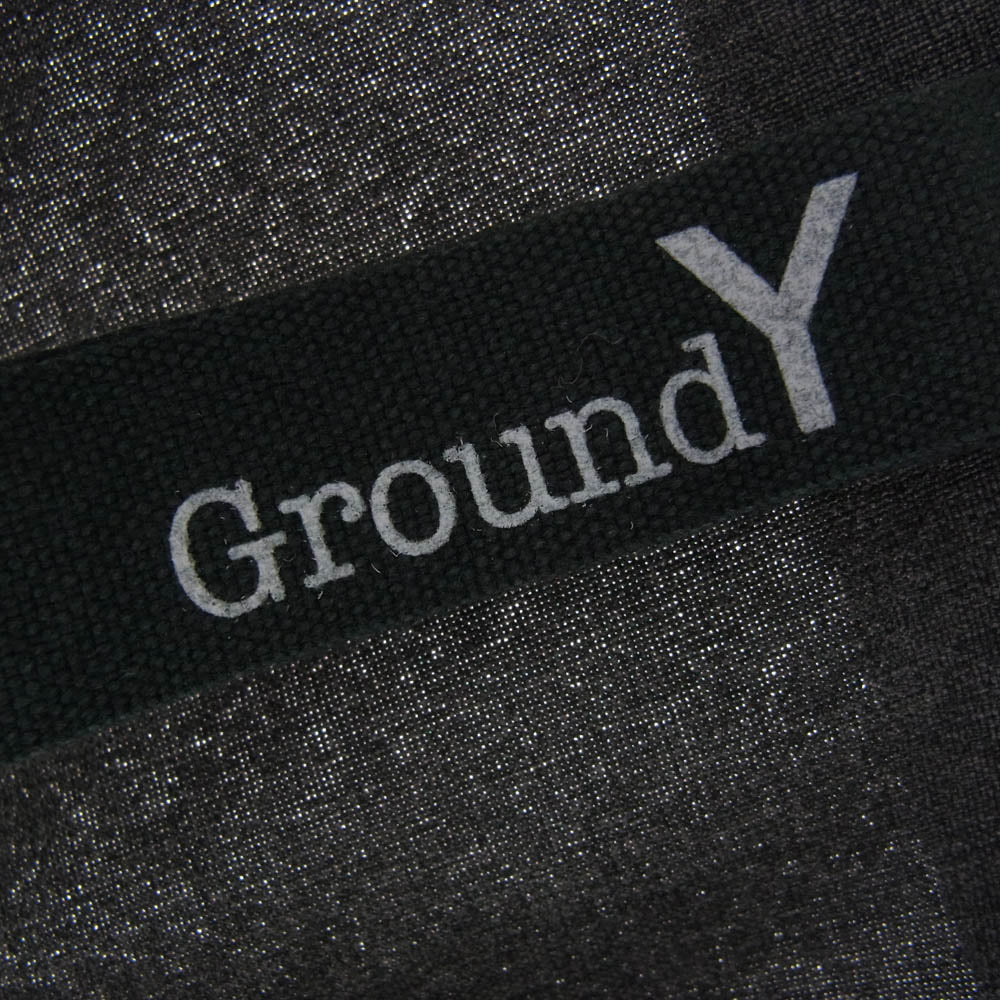 Yohji Yamamoto ヨウジヤマモト 19SS GK-J05-800 Ground Y グラウンドワイ アシンメトリー シャツ ジャケット グレー系【中古】