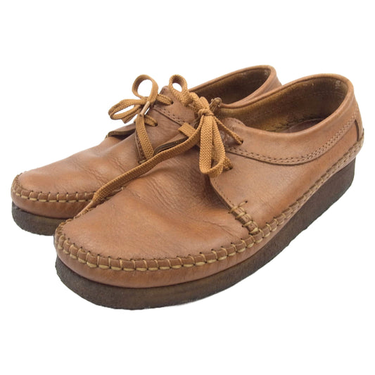 Clarks クラークス 500629 WEAVER ウィーバー  レザーシューズ ブラウン系 UK7.5 US8【中古】
