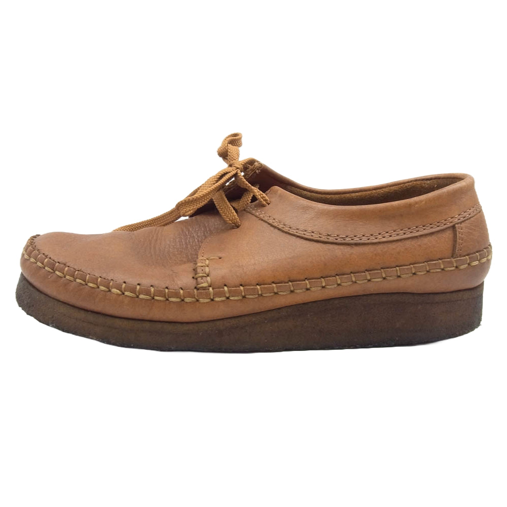 Clarks クラークス 500629 WEAVER ウィーバー  レザーシューズ ブラウン系 UK7.5 US8【中古】