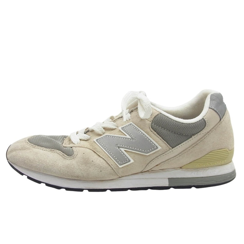 NEW BALANCE ニューバランス MRL996AG ローカットスニーカー REVLITE レブライト ソール ベージュ系 27cm【中古】