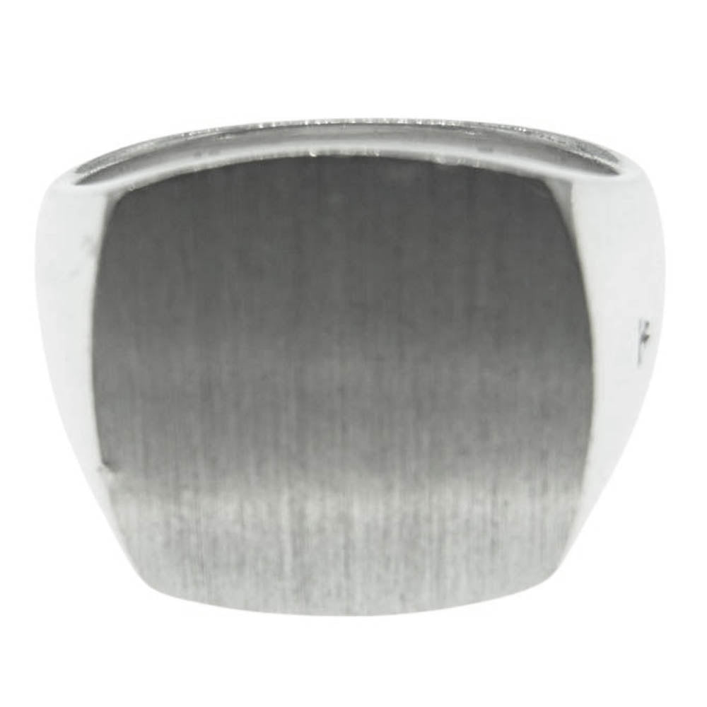 TOM WOOD トムウッド Oval Polish Ring オーバル シグネット シグネチャー リング シルバー系 19.5号【中古】