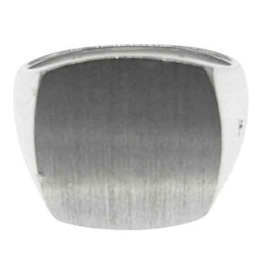 TOM WOOD トムウッド Oval Polish Ring オーバル シグネット シグネチャー リング シルバー系 19.5号【中古】