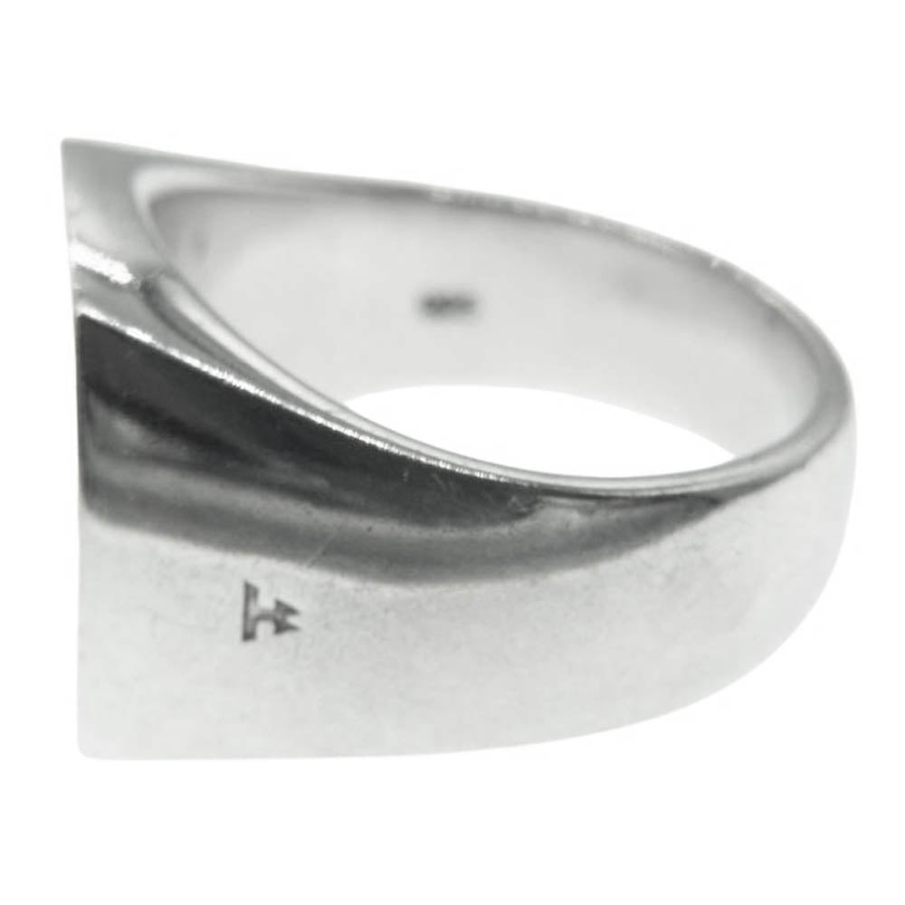 TOM WOOD トムウッド Oval Polish Ring オーバル シグネット シグネチャー リング シルバー系 19.5号【中古】