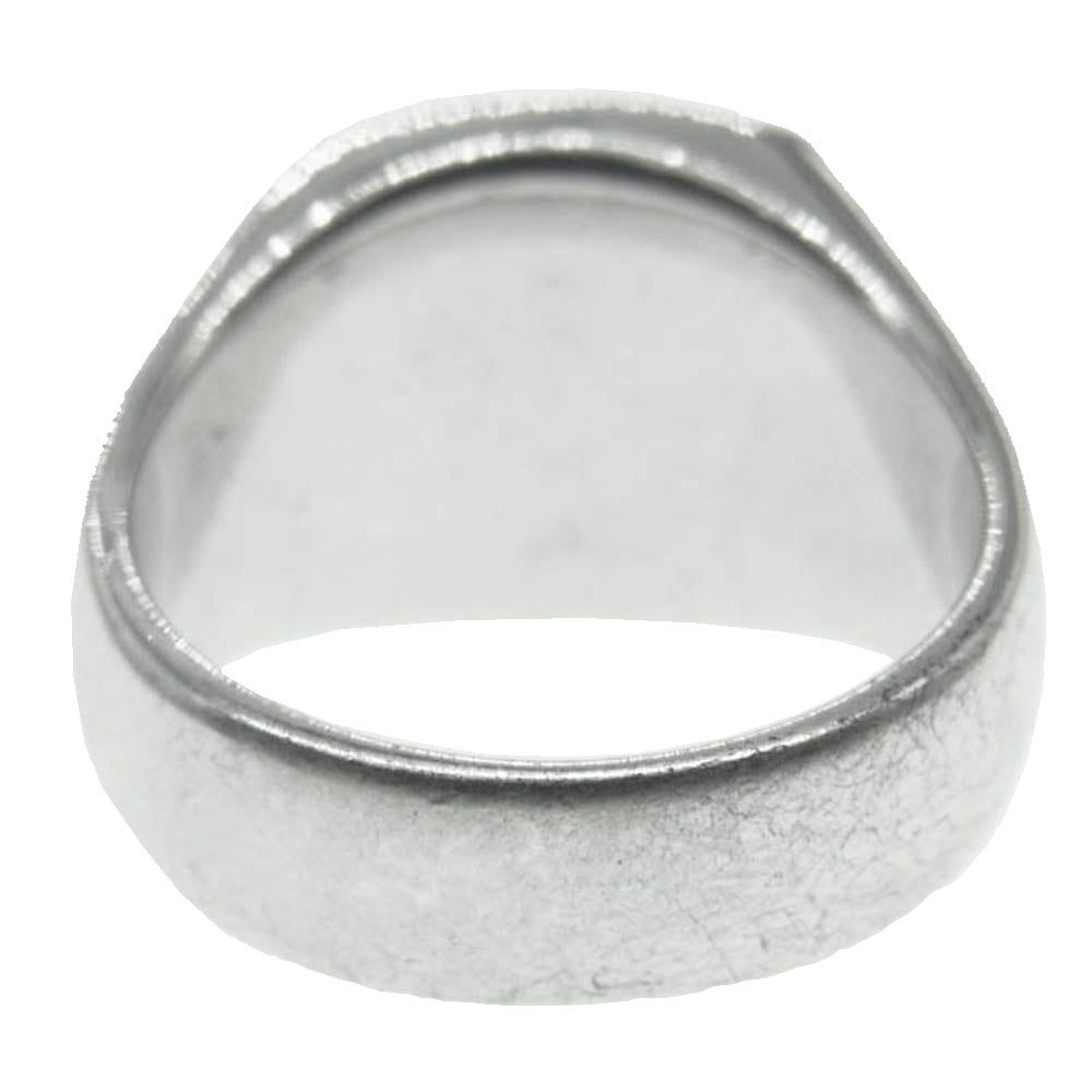 TOM WOOD トムウッド Oval Polish Ring オーバル シグネット シグネチャー リング シルバー系 19.5号【中古】