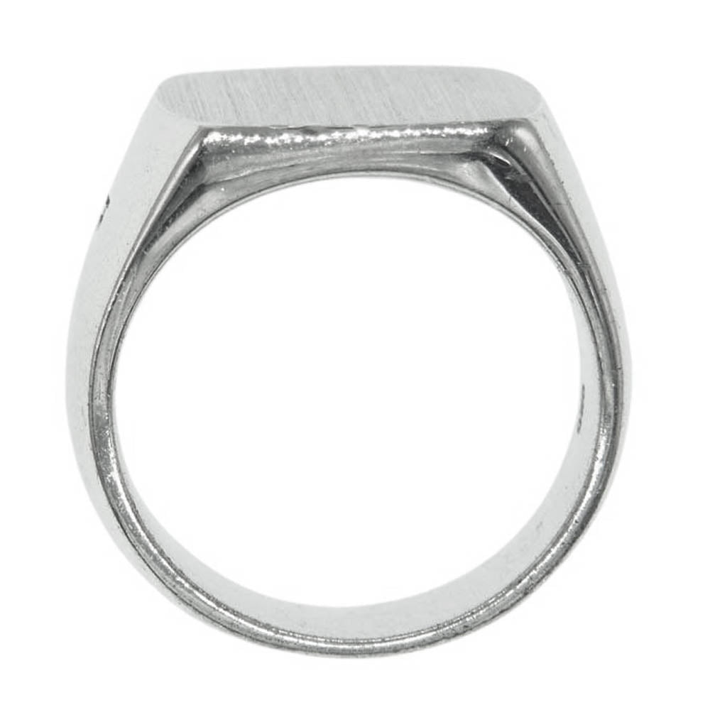 TOM WOOD トムウッド Oval Polish Ring オーバル シグネット シグネチャー リング シルバー系 19.5号【中古】