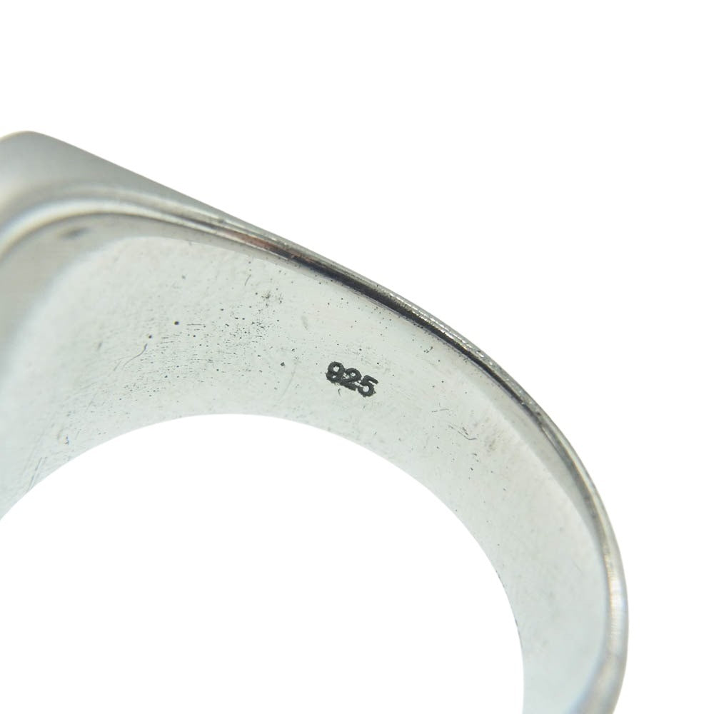 TOM WOOD トムウッド Oval Polish Ring オーバル シグネット シグネチャー リング シルバー系 19.5号【中古】