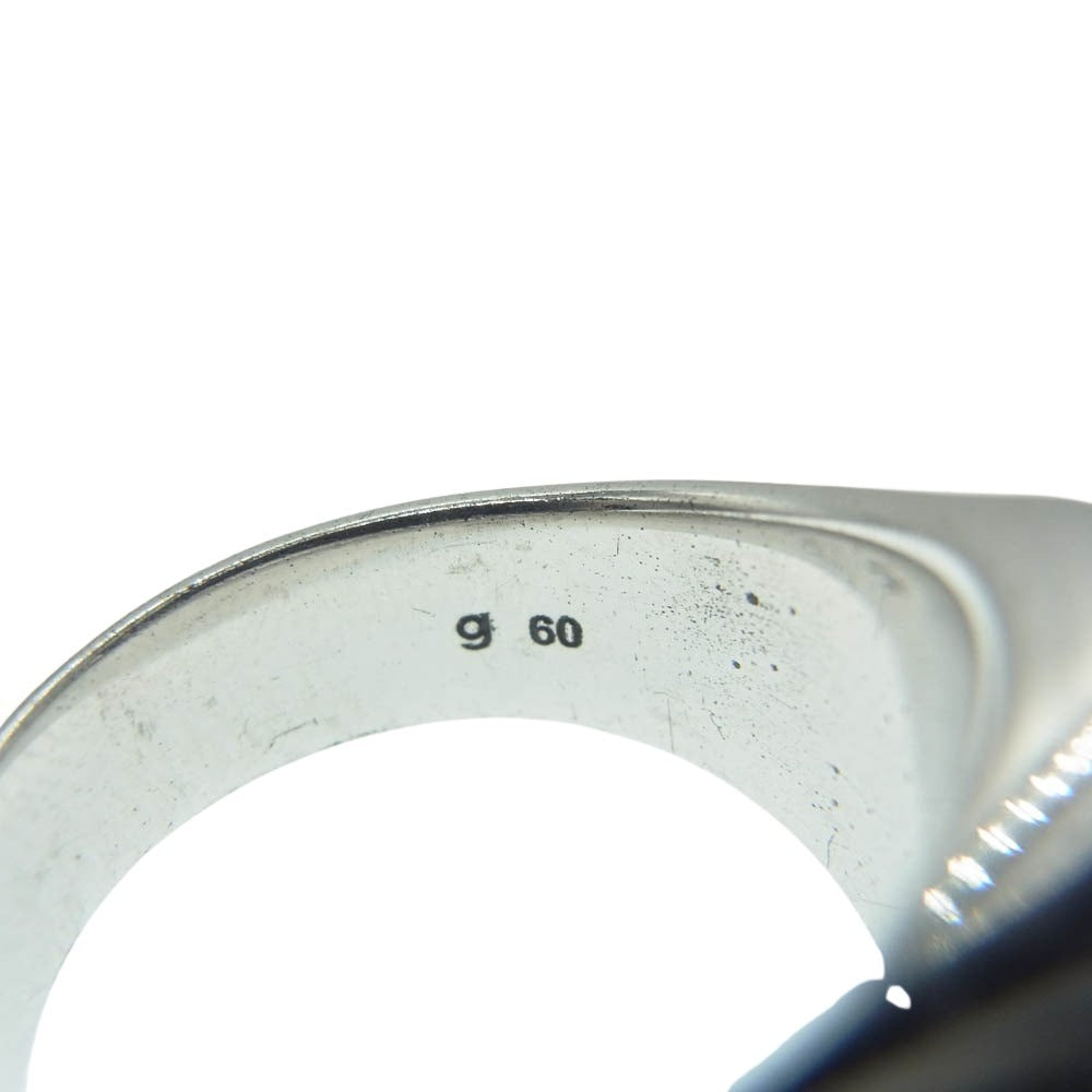 TOM WOOD トムウッド Oval Polish Ring オーバル シグネット シグネチャー リング シルバー系 19.5号【中古】