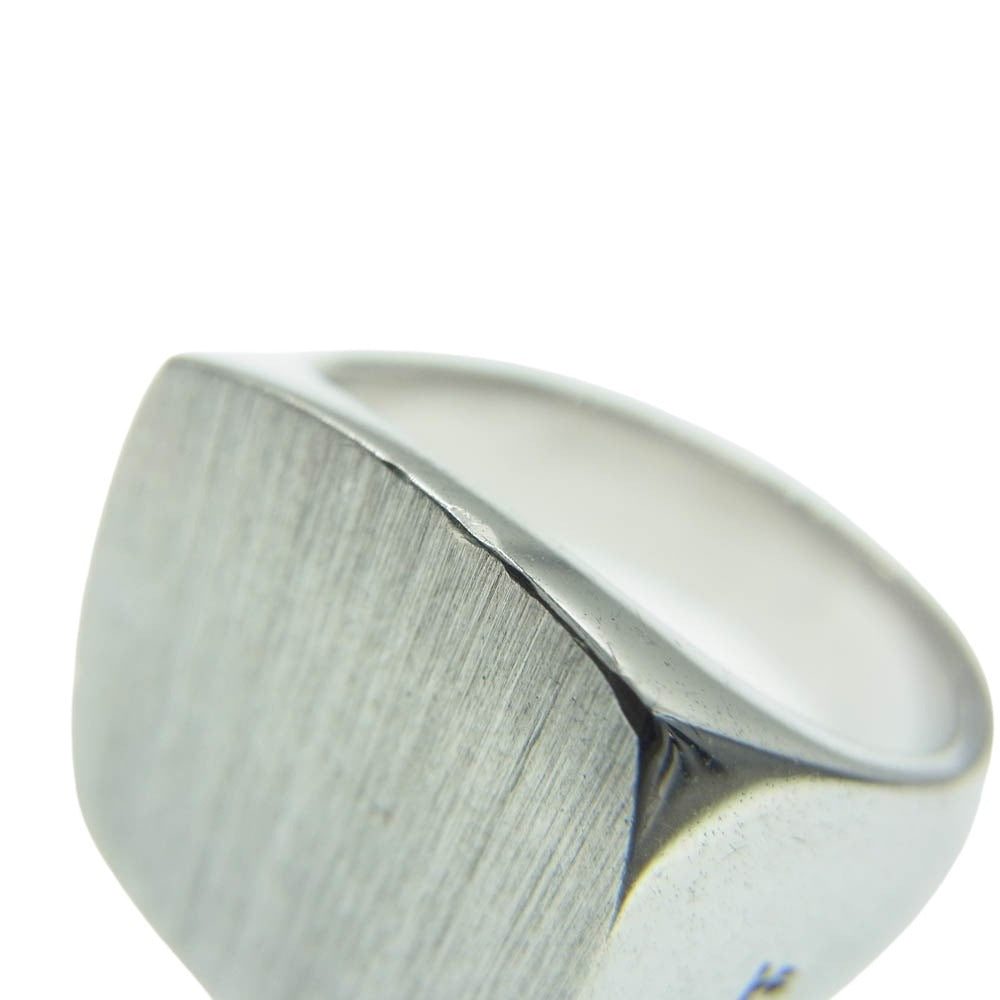 TOM WOOD トムウッド Oval Polish Ring オーバル シグネット シグネチャー リング シルバー系 19.5号【中古】