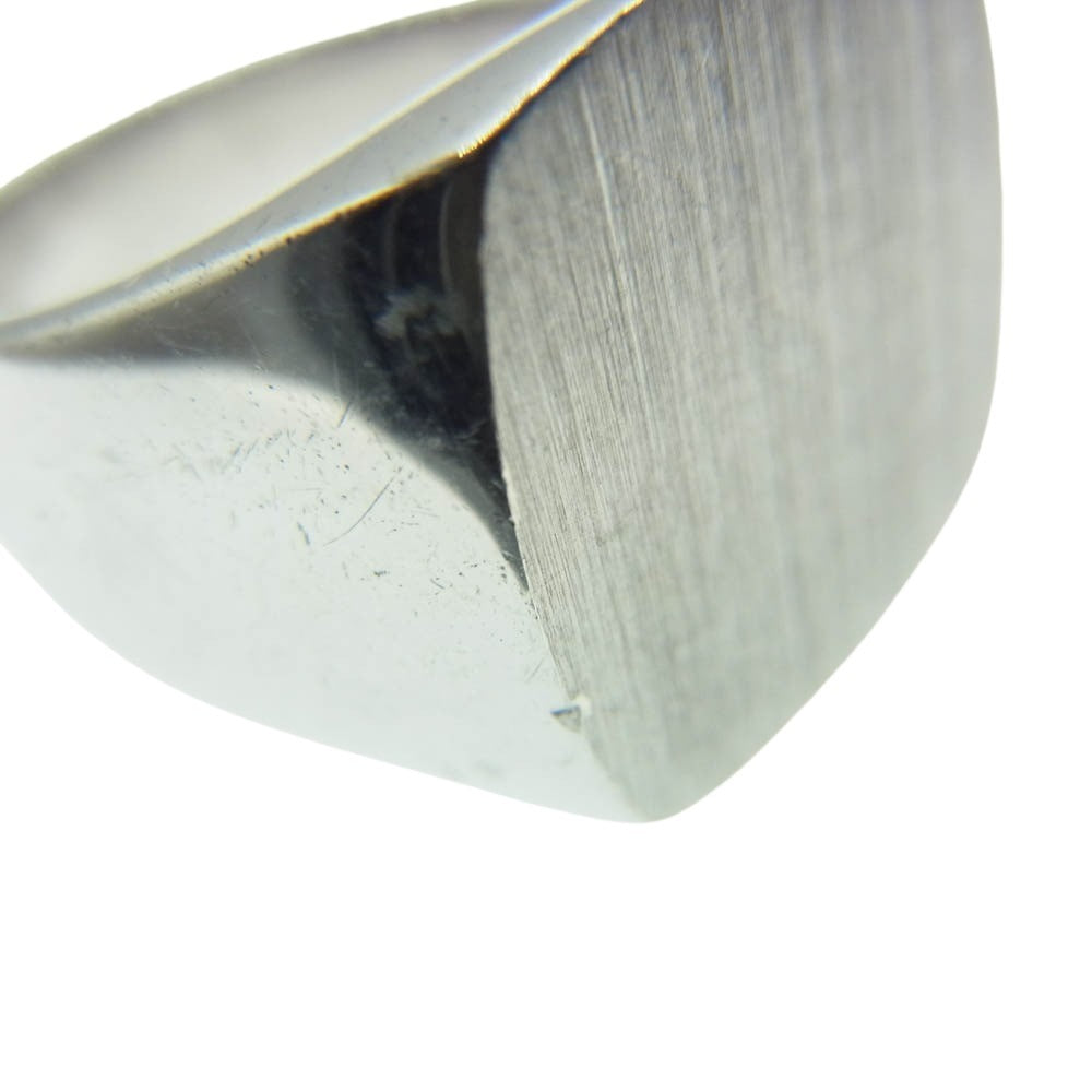 TOM WOOD トムウッド Oval Polish Ring オーバル シグネット シグネチャー リング シルバー系 19.5号【中古】