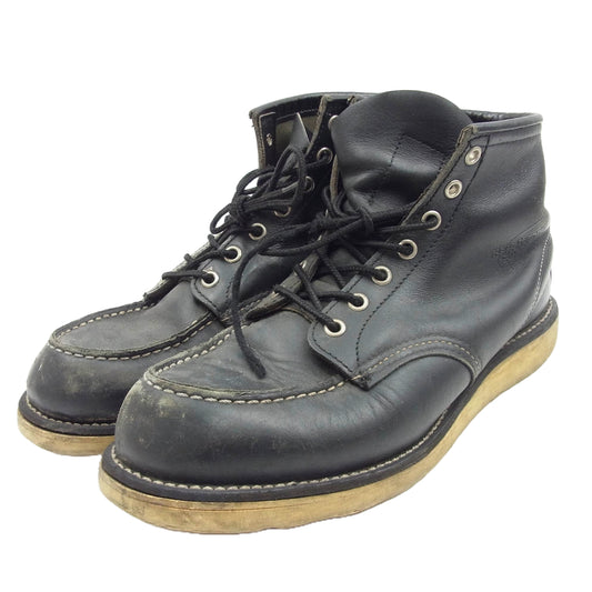 RED WING レッドウィング 8130 IRISH SETTER モックトゥ ワーク ブーツ ブラック系 US8.5【中古】