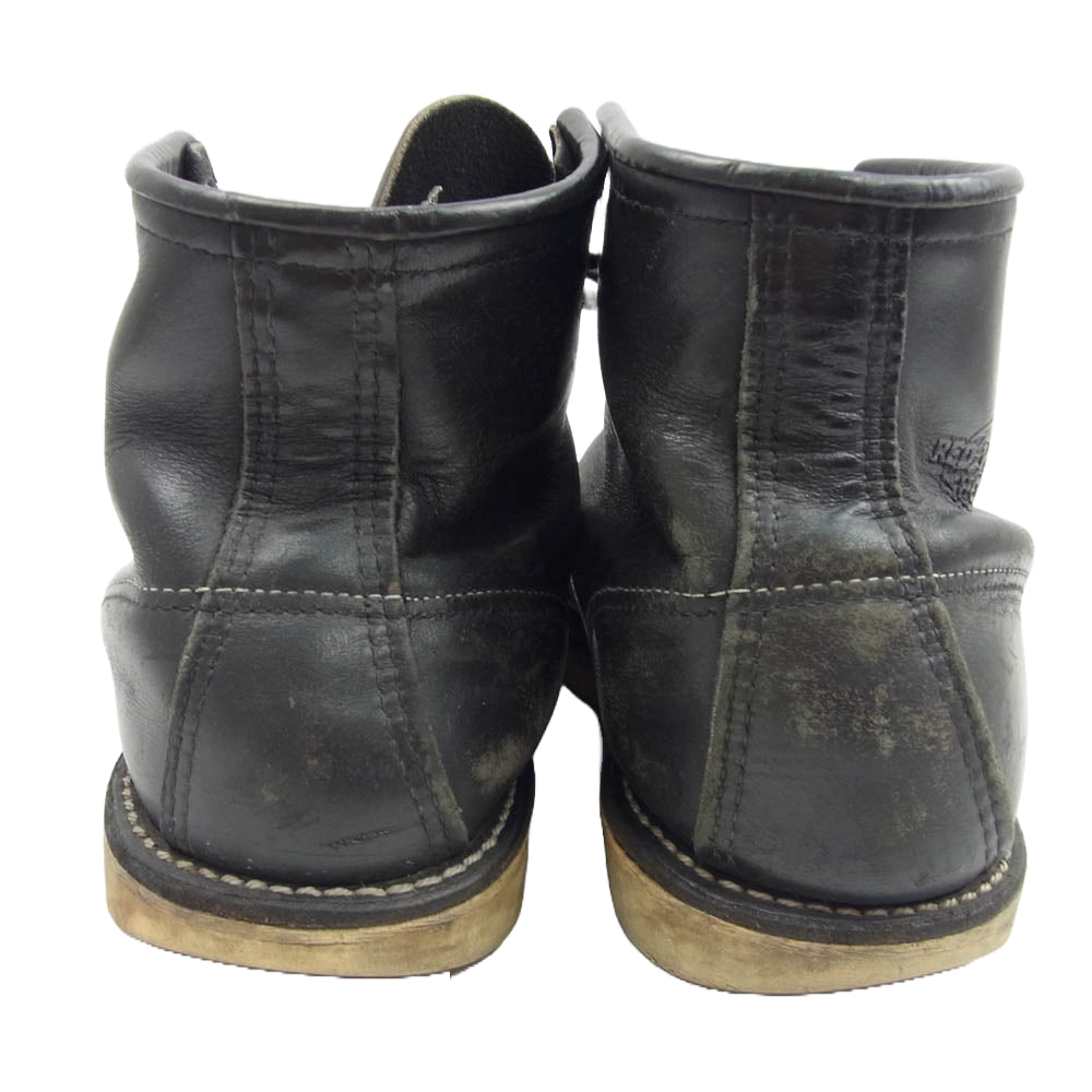 RED WING レッドウィング 8130 IRISH SETTER モックトゥ ワーク ブーツ ブラック系 US8.5【中古】