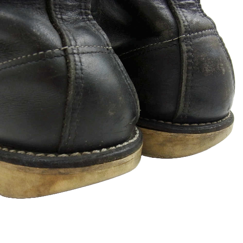 RED WING レッドウィング 8130 IRISH SETTER モックトゥ ワーク ブーツ ブラック系 US8.5【中古】