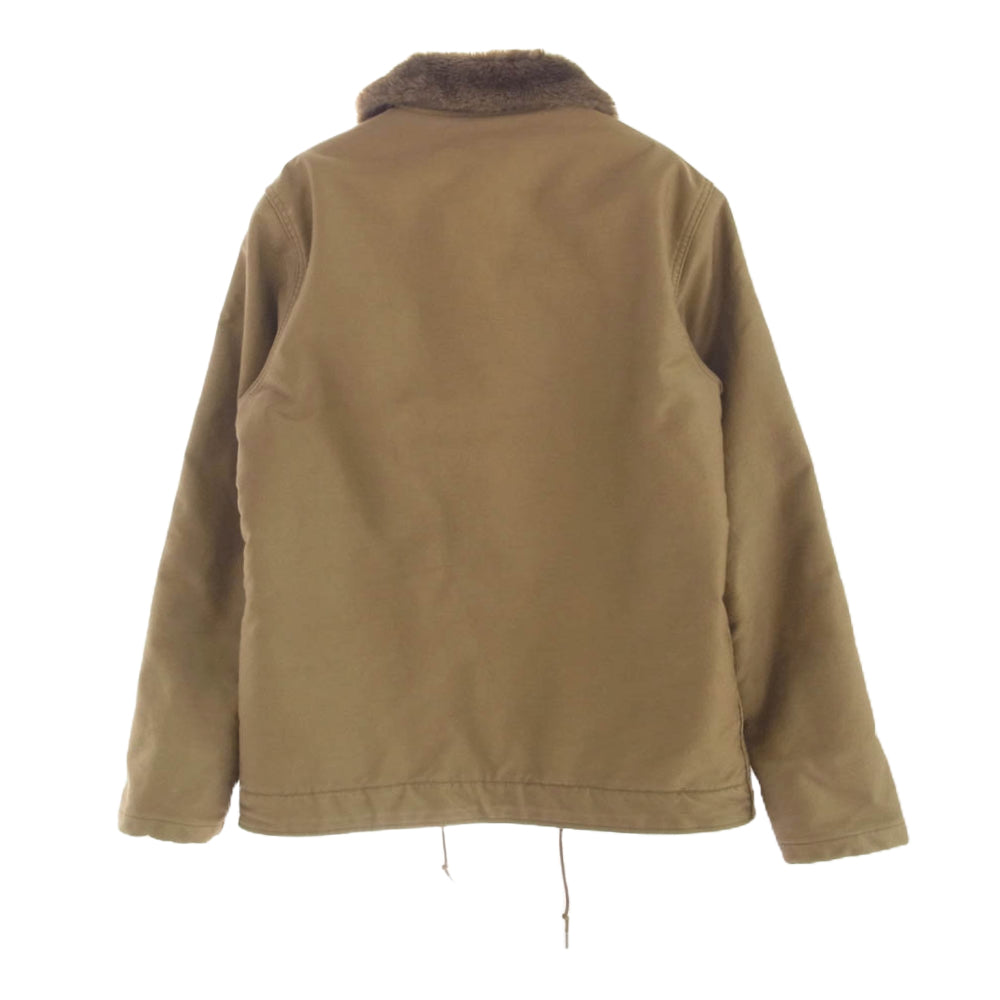 ALPHA アルファ 20521-314 ALPHA INDUSTRIES N-1 デッキ ジャケット カーキ系 L【中古】