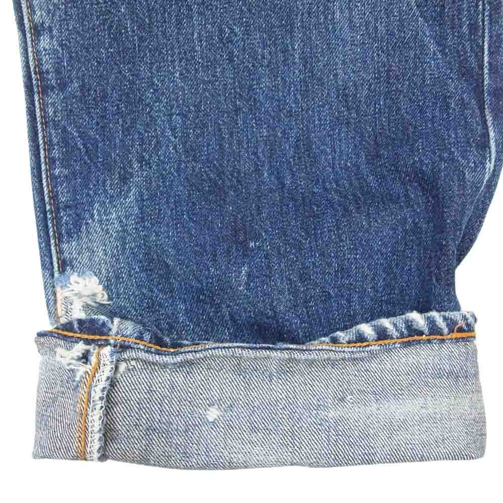 Levi's リーバイス 501XX ボタン裏555 USA製 バレンシア工場 BIGE  デニム パンツ インディゴブルー系 33【中古】