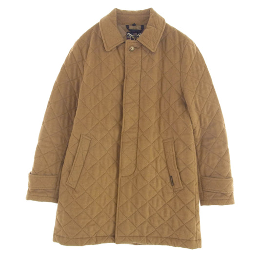 LAVENHAM ラベンハム CAMEL HAIR キルティング ロング コート ブラウン系 M【中古】