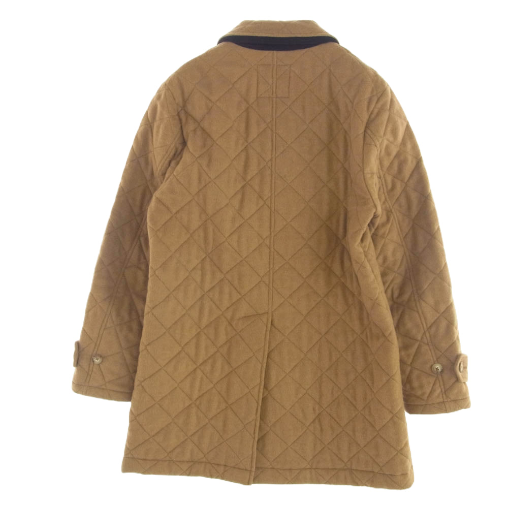 LAVENHAM ラベンハム CAMEL HAIR キルティング ロング コート ブラウン系 M【中古】