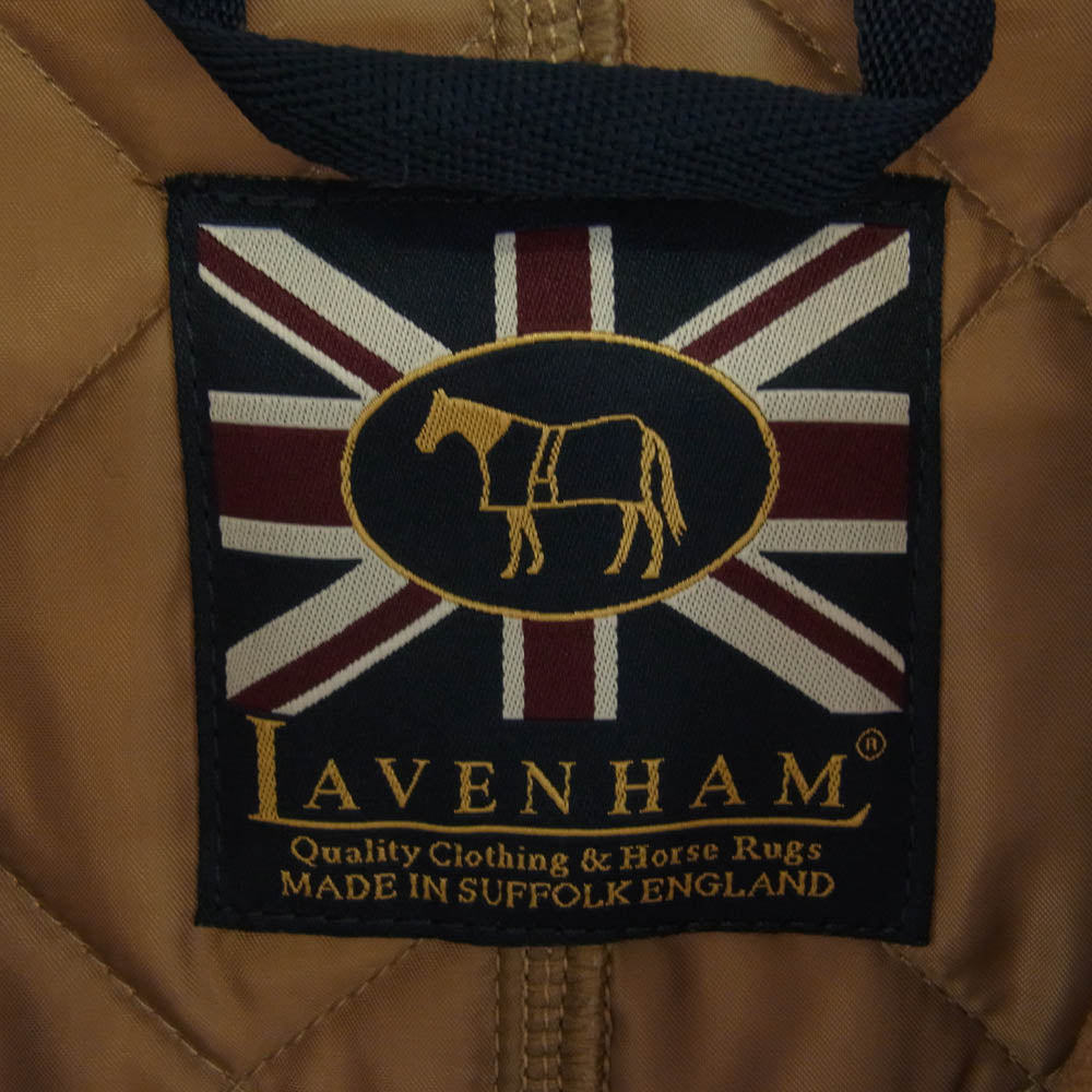 LAVENHAM ラベンハム CAMEL HAIR キルティング ロング コート ブラウン系 M【中古】