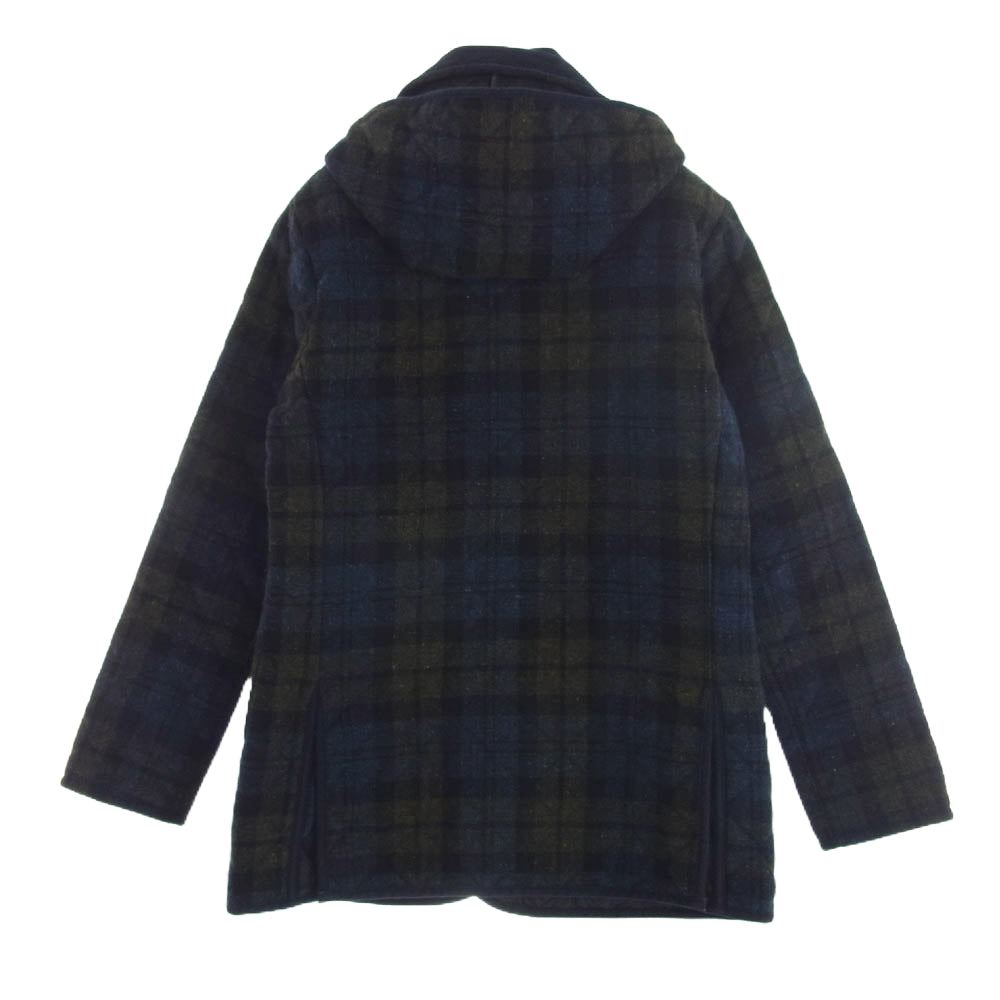 LAVENHAM ラベンハム 14A-WV-DT2 × MOLLOY&SONS モロイ&サンズ ツイード ロング コート ネイビー系 38【中古】