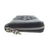 CHROME HEARTS クロムハーツ（原本無） REC F ZIP 3セメタリー クロスパッチ ラウンド ファスナー ウォレット 長財布 ブラック系【中古】