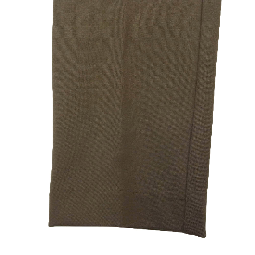 junhashimoto ジュンハシモト 1タック スラックス ストレッチ パンツ カーキ系 オリーブ系 M【中古】