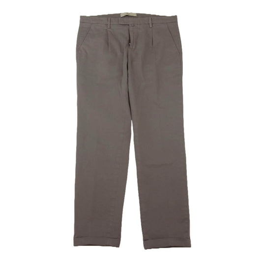 ブリリア 1949 LB-E5*-83563 イタリア製 1タック スラックス チノ パンツ  グレー系 34【中古】