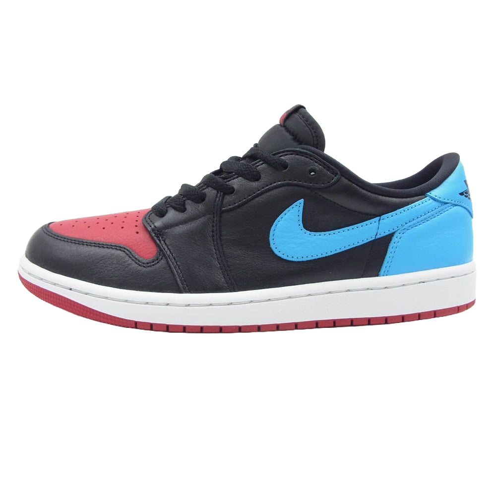 NIKE ナイキ CZ0775-046 Women's Air Jordan 1 Retro Low OG NC to Chi ウィメンズ エアジョーダン1 レトロ ロー ノースカロライナ トゥ シカゴ レッド系 ライトブルー系 27.0cm【新古品】【未使用】【中古】