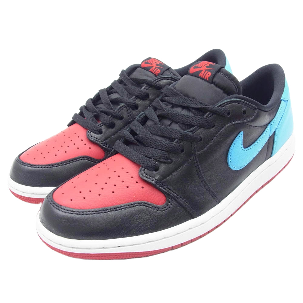 NIKE ナイキ CZ0775-046 Women's Air Jordan 1 Retro Low OG NC to Chi ウィメンズ エアジョーダン1 レトロ ロー ノースカロライナ トゥ シカゴ レッド系 ライトブルー系 27.0cm【新古品】【未使用】【中古】