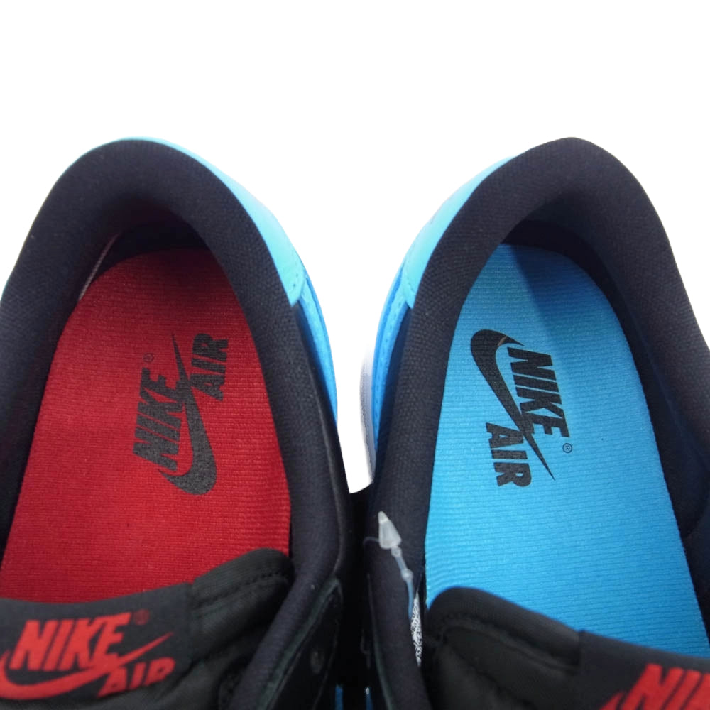 NIKE ナイキ CZ0775-046 Women's Air Jordan 1 Retro Low OG NC to Chi ウィメンズ エアジョーダン1 レトロ ロー ノースカロライナ トゥ シカゴ レッド系 ライトブルー系 27.0cm【新古品】【未使用】【中古】