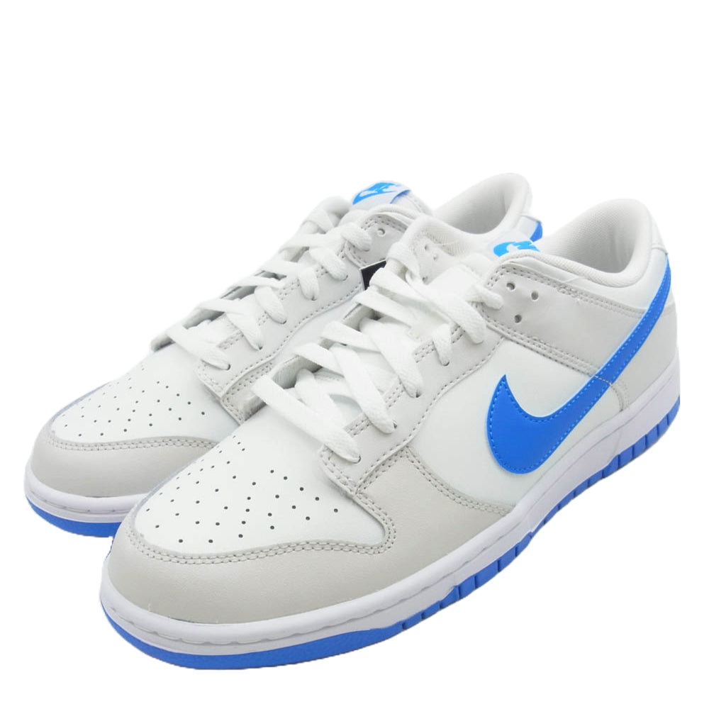 NIKE ナイキ DV0831-108 Dunk Low Summit White Photo Blue Platinum Tint White ダンク ロー サミットホワイト フォトブルー プラチナムティント ホワイト系 ブルー系 28.5cm【新古品】【未使用】【中古】