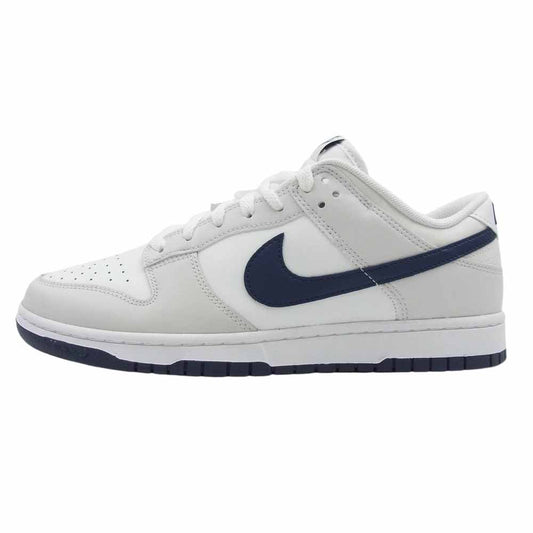 NIKE ナイキ DV0831-111 Dunk Low Retro Summit White Midnight Navy Platinum Tint ダンク ロー レトロ サミットホワイト ミッドナイトネイビープラチナムティント グレー系 ネイビー系 28.0cm【新古品】【未使用】【中古】