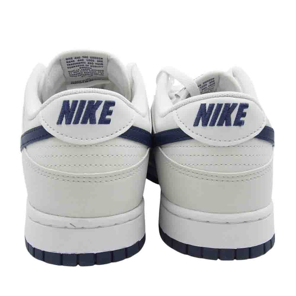 NIKE ナイキ DV0831-111 Dunk Low Retro Summit White Midnight Navy Platinum Tint ダンク ロー レトロ サミットホワイト ミッドナイトネイビープラチナムティント グレー系 ネイビー系 28.0cm【新古品】【未使用】【中古】