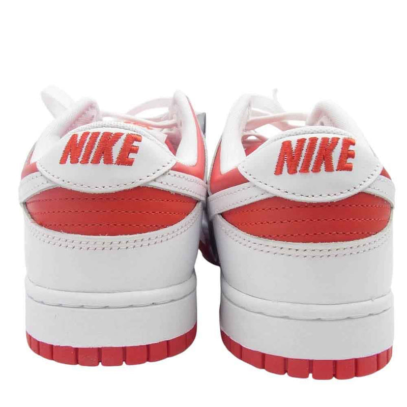 NIKE ナイキ DD1391-600 Dunk Low Retro Championship Red ダンクロー レトロ チャンピオンシップ レッド ローカット スニーカー レッド系 ホワイト系 28.0cm【極上美品】【中古】