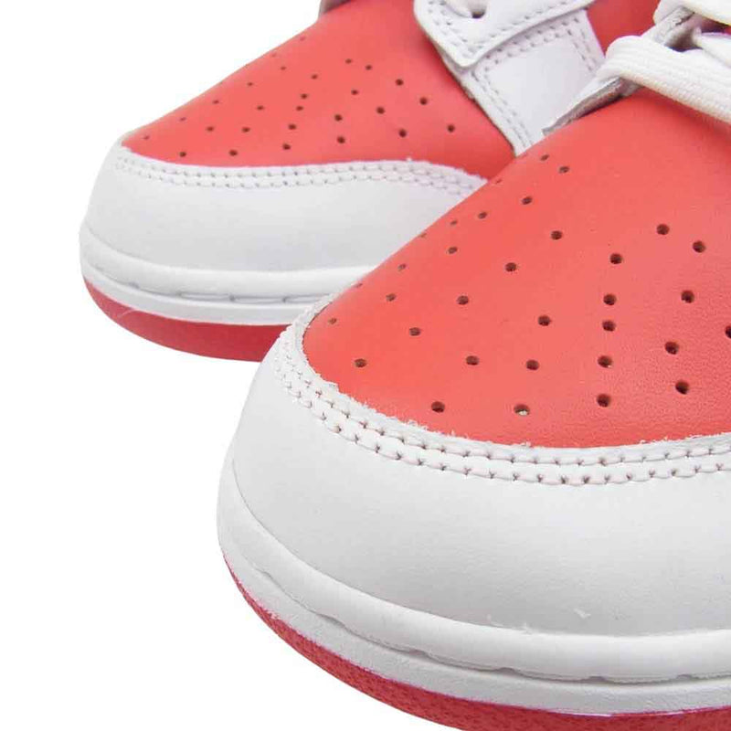 NIKE ナイキ DD1391-600 Dunk Low Retro Championship Red ダンクロー レトロ チャンピオンシップ レッド ローカット スニーカー レッド系 ホワイト系 28.0cm【極上美品】【中古】