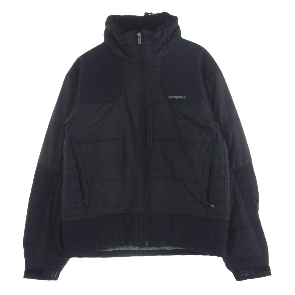 patagonia パタゴニア 05AW 29450F5 05年製 Puff Rider Jacket パフライダー ジャケット 中綿ジャケット フード欠品 パーツ破損 ブラック系 M【中古】