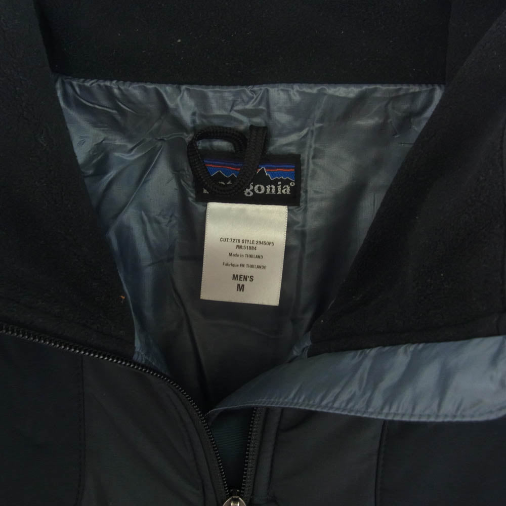 patagonia パタゴニア 05AW 29450F5 05年製 Puff Rider Jacket パフライダー ジャケット 中綿ジャケット フード欠品 パーツ破損 ブラック系 M【中古】
