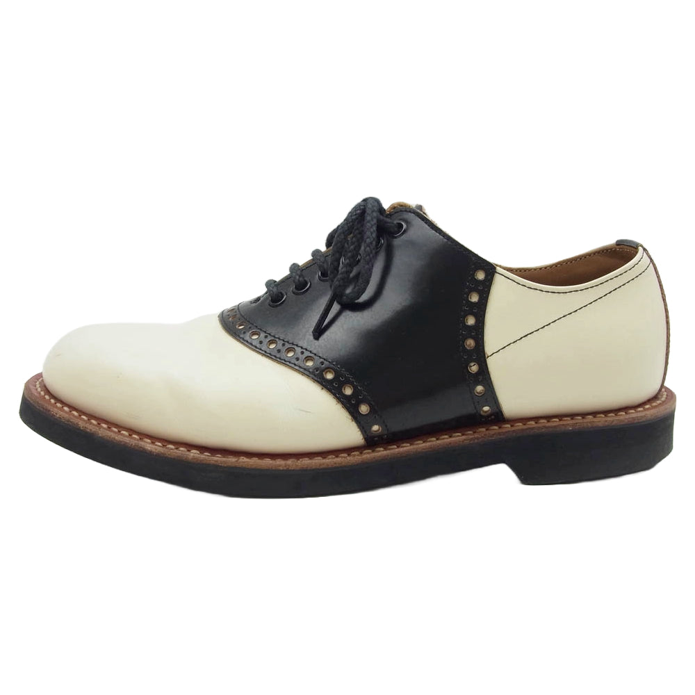 GLADHAND & Co. グラッドハンド 606S SADDLE  SHOES サドル シューズ ブラック系 オフホワイト系 25.5cm【中古】
